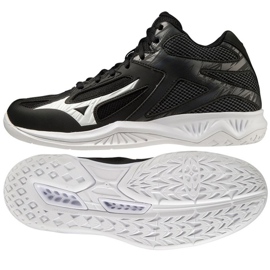 Mizuno Thunder Blade 3 Mid V1GA217501 volleyballsko sort sort