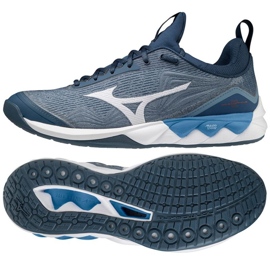 Mizuno Wave Luminous 2 V1GA212021 volleyballsko blå blå