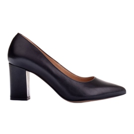 Marco Shoes Læder pumper sort