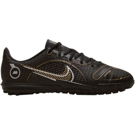 Nike Mercurial Vapor 14 Academy Tf Jr DJ2863 007 fodboldsko sort sort