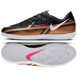 Nike Phantom GT2 Qatar Academy Ic M DR5963 810 fodboldsko sort guld sort