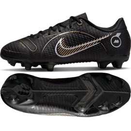 Nike Mercurial Vapor 14 Academy FG/MG Jr DJ2856 007 fodboldsko sort sort