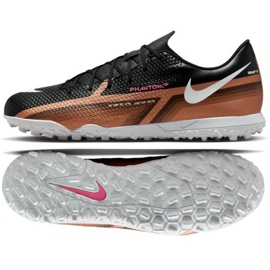 Nike Phantom GT2 Club Qatar Tf M DR5970 810 fodboldsko flerfarvet sort
