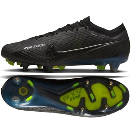 Nike Zoom Mercurial Vapor 15 Elite SG-Pro Ac M DJ5168 001 fodboldsko sort sort