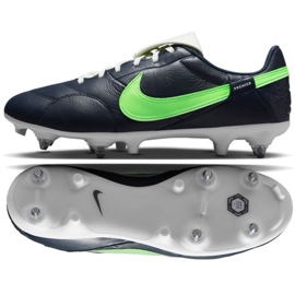 Nike Premier Iii SG-Pro Ac M AT5890 431 fodboldsko marine blå grøn