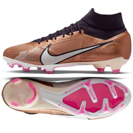 Nike Zoom Mercurial Superfly 9 Pro Qatar Fg M DR5939 810 fodboldsko brun gylden
