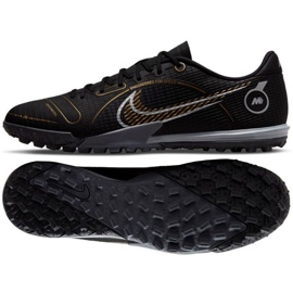 Nike Mercurial Vapor 14 Academy Tf M DJ2879 007 fodboldsko sort sort