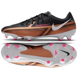 Fodboldsko Nike Phantom GT2 Academy Qatar Dynamic Fit FG/MG M DR5961 810 brun, sort beige og brune