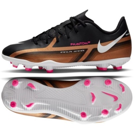Fodboldsko Nike Phantom GT2 Club Qatar FG/MG Jr DR6058 810 brun, sort sort