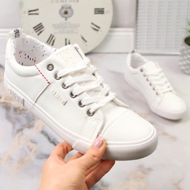 Hvide low-top sneakers Big Star KK274005