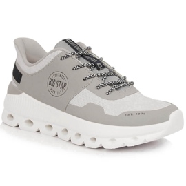 Komfortable sportssko til kvinder på Big Star platformen LL174138 beige