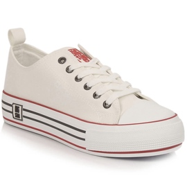 Kvinders sneakers på platformen hvide Big Star LL274180