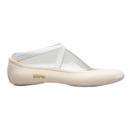 Gymnastikballetsko Iwa 302 creme hvid