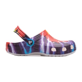 Træsko Crocs Tie Dye Graphic Jr 206995-90H flerfarvet