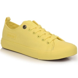 Sko, sneakers Big Star W LL274026 INT1819B gul