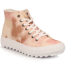 Big Star LL274048 INT1821 high-top sko og sneakers beige