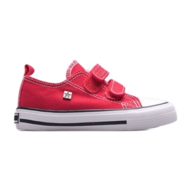 Sko, sneakers Big Star Jr HH374098 rød