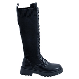 PA1 Workers Booties med en fleksibel øvre Barton Black sort