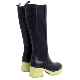 PA1 Støvler med farvede såler fra Woods BLACK/GREEN sort