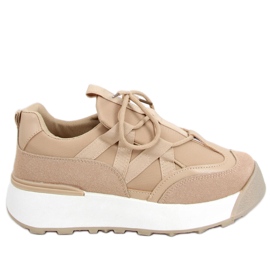 PA1 Ting Khaki trænere beige
