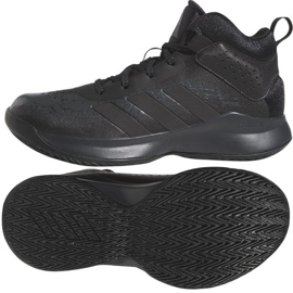Adidas Cross Em Up 5 K Wide GX4694 basketballsko sort sort