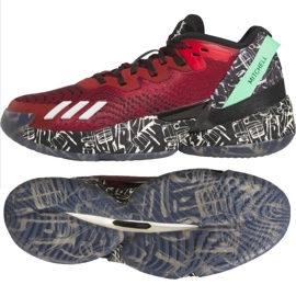 Adidas DONIssue 4 IF2162 basketballsko rød klaret