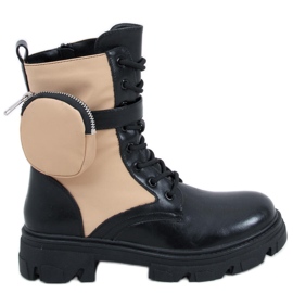 Snørestøvler Victor Beige