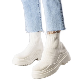 BM Cali beige strømpestøvler