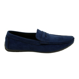 NEWS Herresko marineblå loafers 21MN26-4020 marine blå