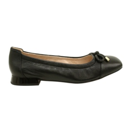 Caprice ballerina damesko med sløjfe 9-22104-20 040 Sort
