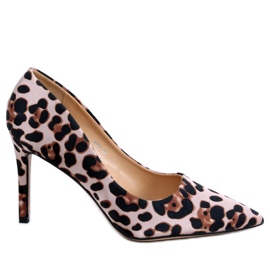 BM Stilletter til kvinder Telisha Leopard beige brun