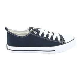 American Club LH06 Navy Blue Sneakers hvid marine blå