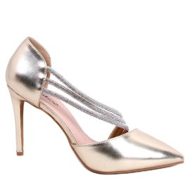 BM Lucille Gold asymmetriske hæle gylden