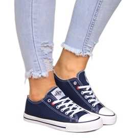 News NYHEDER marineblå sneakers