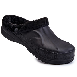 PM2 Varme Crocs slides til mænd, sort Calmo