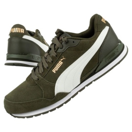 Puma St Runner v3 M 387646 04 sportssko grøn