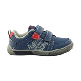 American Club Amerikanske CA51 sportssneakers med velcro rød flerfarvet grå