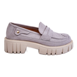 PS2 Dame Ruskind Slip-on Sko Grå Fiorell