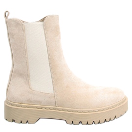 BM Kiely Beige høje støvler
