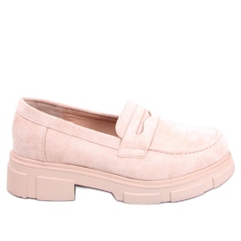 BM Platform loafers i ruskind fra Jayne Beige