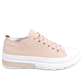 BM Sneakers med snøre til kvinder Raffey Beige