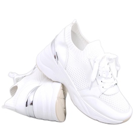 BM Davis White wedge sneakers hvid