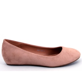 BM Lumley Khaki Wedge Ballet Flats beige