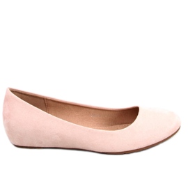 BM Lumley Beige Wedge Ballerinaer