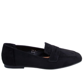 BM Klasse sort ruskind loafers