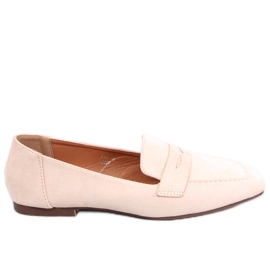 Klassiske beige klassiske ruskind loafers