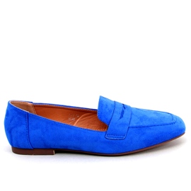 BM Klasse blå ruskind loafers