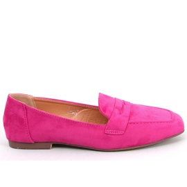 BM Klassiske ruskind loafers Class Fuchsia lyserød