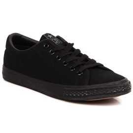 News Sorte sneakers med snøre til kvinder NYHEDER