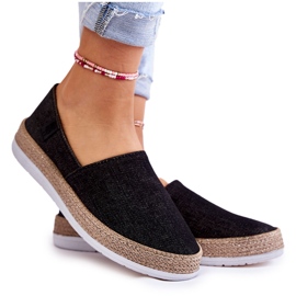 Damesneakers Slip On Big Star KK276008 Sort